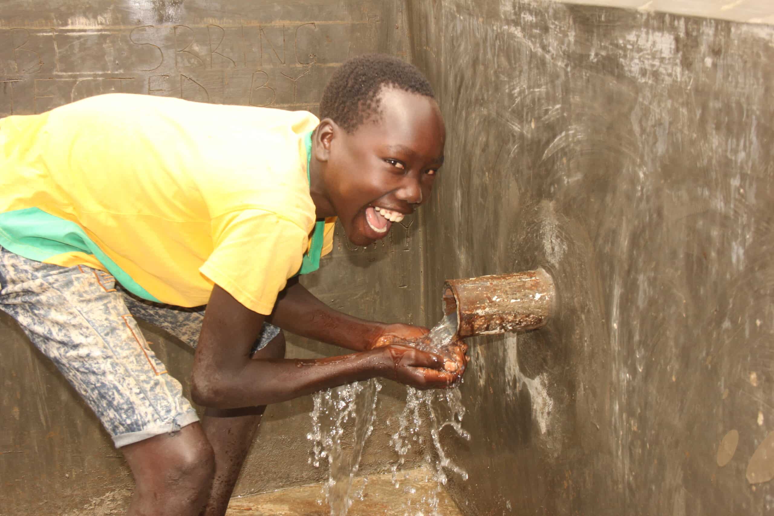 The joy of accessing clean, safe water